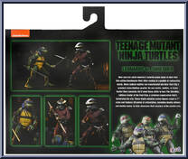 Leonardo / Shredder from Teenage Mutant Ninja Turtles - 1990 Movie - Exclusives manufactured by Neca [Back]