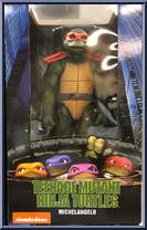 Michelangelo from Teenage Mutant Ninja Turtles - 1990 Movie - 1:4 Scale manufactured by Neca [Front]