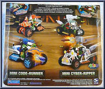 Cyber-Ripper With Raphael from Teenage Mutant Ninja Turtles - 2007 Movie - Mini Mutants manufactured by Playmates [Back]