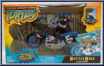 Battle Bike Leonardo from Teenage Mutant Ninja Turtles - Animated - Vehicles with Figures manufactured by Playmates [Front]