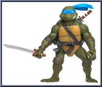 Giant Leonardo from Teenage Mutant Ninja Turtles - Animated - 12" Scale manufactured by Playmates [Loose]