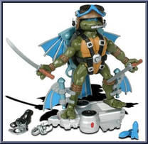 Leonardo from Teenage Mutant Ninja Turtles - Animated - Air Ninja manufactured by Playmates [Loose]