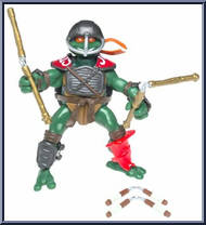 Fightin' Gear Mike from Teenage Mutant Ninja Turtles - Animated - Fightin' Gear manufactured by Playmates [Loose]