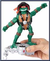 Michelangelo from Teenage Mutant Ninja Turtles - Animated - Air Ninja manufactured by Playmates [Loose]