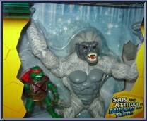 Raphael Vs. Yeti Set from Teenage Mutant Ninja Turtles - Animated - 2-Packs manufactured by Playmates [Front]
