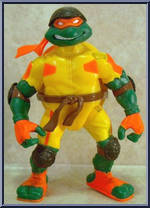Thrashin' Mike from Teenage Mutant Ninja Turtles - Animated - Extreme Sports Turtles manufactured by Playmates [Loose]