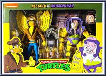 Ace Duck and Mutagen Man from Teenage Mutant Ninja Turtles - Classic Cartoon - Multi-Packs manufactured by Neca [Front]