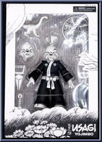 Usagi Yojimbo (Black & White) from Teenage Mutant Ninja Turtles - Classic Cartoon - Basic Series manufactured by Neca [Front]