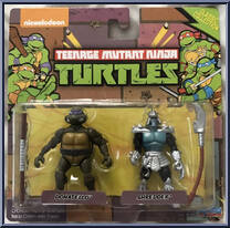 Donatello / Shredder from Teenage Mutant Ninja Turtles - Classic Collection - Minis manufactured by Playmates [Front]