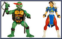 Michelangelo vs Chun-Li Action Figure