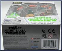 Original Sketch Michelangelo from Teenage Mutant Ninja Turtles - Classic Collection - 40th Anniversary manufactured by Playmates [Bottom]