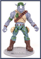 Rocksteady from Teenage Mutant Ninja Turtles - Classic Collection - 6" Scale manufactured by Playmates [Loose]