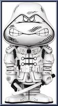 Ronin (Black & White) from Teenage Mutant Ninja Turtles - Soda manufactured by Funko [Loose]