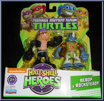 Bebop & Rocksteady from Teenage Mutant Ninja Turtles - Half Shell Heroes - 2-Packs manufactured by Playmates [Front]