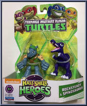 Rocksteady & Spinosaurus from Teenage Mutant Ninja Turtles - Half Shell Heroes - 2-Packs manufactured by Playmates [Front]