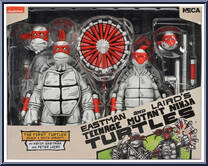 First Turtles (Black & White) (Eastman & Laird) from Teenage Mutant Ninja Turtles - Mirage Comics - Basic Series manufactured by Neca [Front]