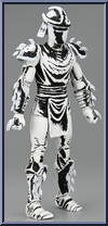 Shredder (Black & White) from Teenage Mutant Ninja Turtles - Mirage Comics - Basic Series manufactured by Neca [Loose]