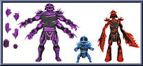 Shredder Clones Box Set from Teenage Mutant Ninja Turtles - Mirage Comics - Basic Series manufactured by Neca [Loose]
