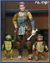 Grammy April, Baby Yi & Moja from Teenage Mutant Ninja Turtles - Last Ronin manufactured by Neca [Loose]