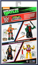 Donatello as Undertaker from Teenage Mutant Ninja Turtles - Nickelodeon - WWE manufactured by Playmates [Back]