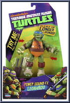 Leonardo from Teenage Mutant Ninja Turtles - Nickelodeon - Power Sound FX manufactured by Playmates [Front]
