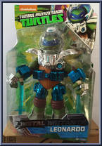 Metal Mutants Leonardo from Teenage Mutant Ninja Turtles - Nickelodeon - Exclusives manufactured by Playmates [Front]