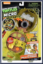 Mikey's Skate Park from Teenage Mutant Ninja Turtles - Nickelodeon - Micro Mutants manufactured by Playmates [Front]