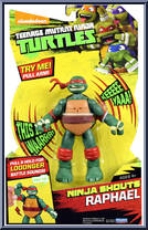 Ninja Shouts Raphael from Teenage Mutant Ninja Turtles - Nickelodeon - Power Sound FX manufactured by Playmates [Front]