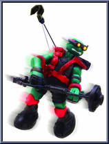 Raphael from Teenage Mutant Ninja Turtles - Nickelodeon - Stealth Tech manufactured by Playmates [Loose]