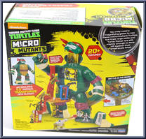 Raph's Train & Battle Playset from Teenage Mutant Ninja Turtles - Nickelodeon - Micro Mutants manufactured by Playmates [Back]