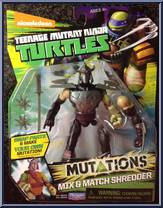 Shredder from Teenage Mutant Ninja Turtles - Nickelodeon - Mutations manufactured by Playmates [Front]