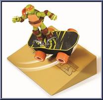 Sewer Spinnin' Skateboard & Stunt Ramp from Teenage Mutant Ninja Turtles - Nickelodeon - Vehicles manufactured by Playmates [Loose]