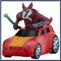 Splinter in Rat Attack from Teenage Mutant Ninja Turtles - Nickelodeon - T-Machines manufactured by Playmates [Loose]