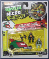 Stealth Bike from Teenage Mutant Ninja Turtles - Nickelodeon - Micro Mutants manufactured by Playmates [Front]