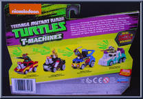 Talking Mikey in Extreme Monster Truck from Teenage Mutant Ninja Turtles - Nickelodeon - T-Machines manufactured by Playmates [Back]