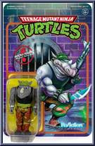 Rocksteady from Teenage Mutant Ninja Turtles - ReAction Figures manufactured by Super7 [Front]