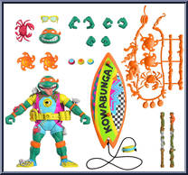 Sewer Surfer Mike from Teenage Mutant Ninja Turtles - Ultimates! manufactured by Super7 [Loose]
