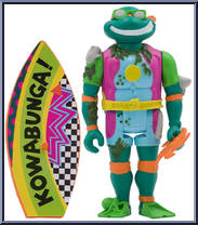 Sewer Surfer Mike from Teenage Mutant Ninja Turtles - ReAction Figures manufactured by Super7 [Loose]