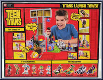 Titans Launch Tower from Teen Titans - Playsets manufactured by Bandai [Back]