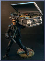 T-850 Terminator (with Coffin) from Terminator 3: Rise of the Machines - Basic Series manufactured by McFarlane [Loose]