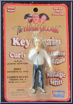 Curly from Three Stooges - Keychains manufactured by Fun 4 All [Front]