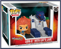Lion-O with Cat's Lair from ThunderCats - Pop! Towns manufactured by Funko [Front]