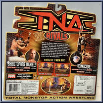 Christopher Daniels / Homicide from TNA - 2-Packs - Rivals manufactured by Toy Biz [Back]
