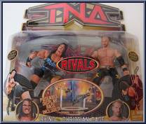 Rhino / Christian Cage from TNA - 2-Packs - Rivals manufactured by Toy Biz [Front]