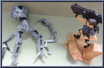 Lara Croft vs. S.I.M.O.N. from Tomb Raider - Basic Series manufactured by Playmates [Loose]