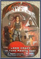 Lara Croft (Tomb Raiding Gear) from Tomb Raider - Basic Series manufactured by Playmates [Front]