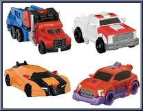 EZ Collection Autobots vs Clampdown from Transformers - Adventure Series - Wave 15 manufactured by Takara [Loose]