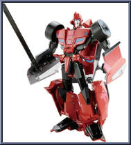 Sideswipe from Transformers - Adventure Series - Wave  5 manufactured by Takara [Loose]