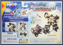 Nemesis Prime with Run-Over from Transformers - Armada - Supercon Assortment manufactured by Hasbro [Back]