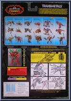 Waspinator from Transformers - Beast Wars - Transmetals - Deluxe manufactured by Hasbro [Back]